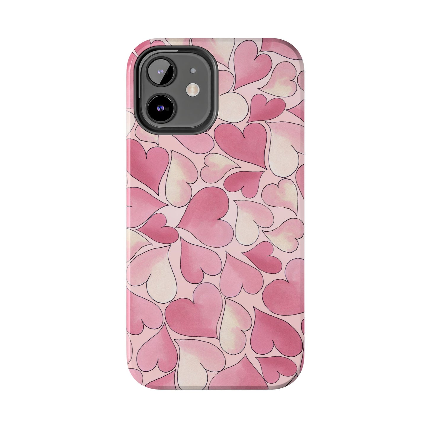 Hearts Pink Sky Phone Case