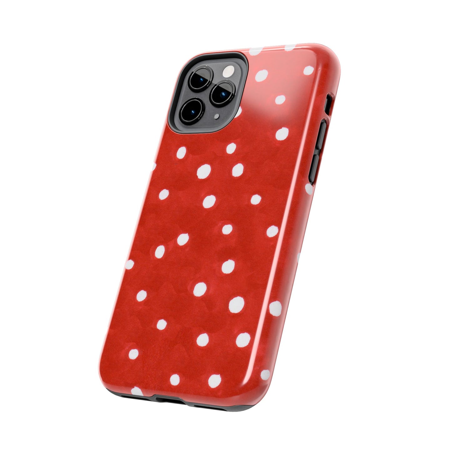 Dots Red Phone Case