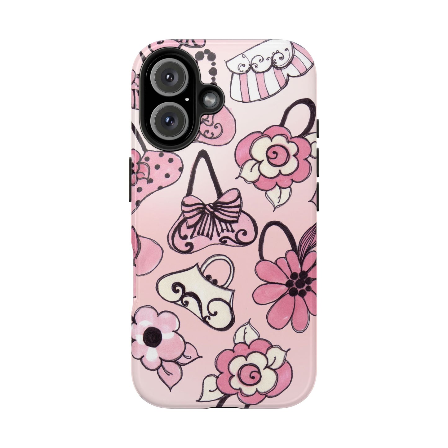 Cat Bags Pink Phone Case