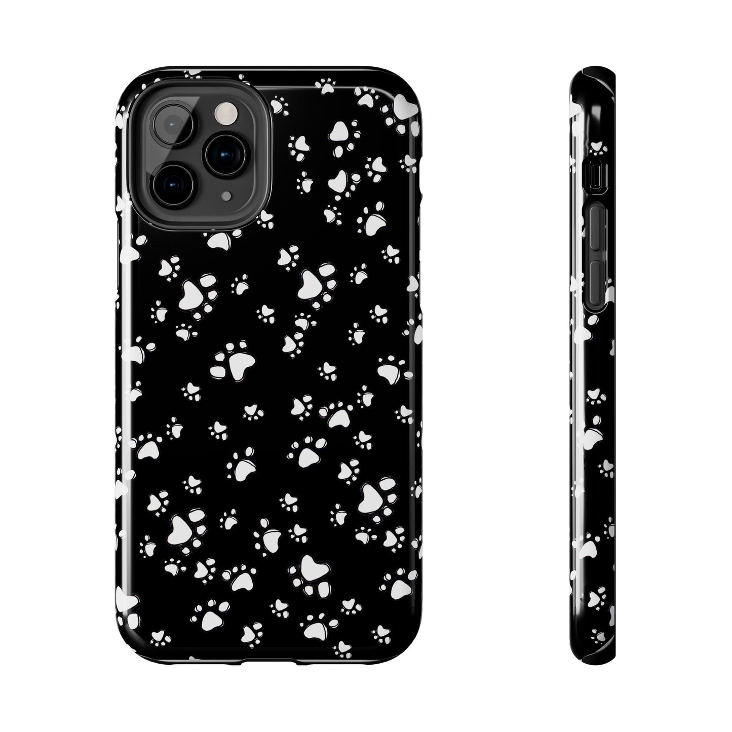 Paw Flakes Black Phone Case