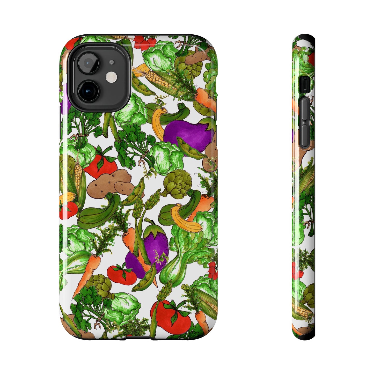 Veggie Jungle White Phone Case
