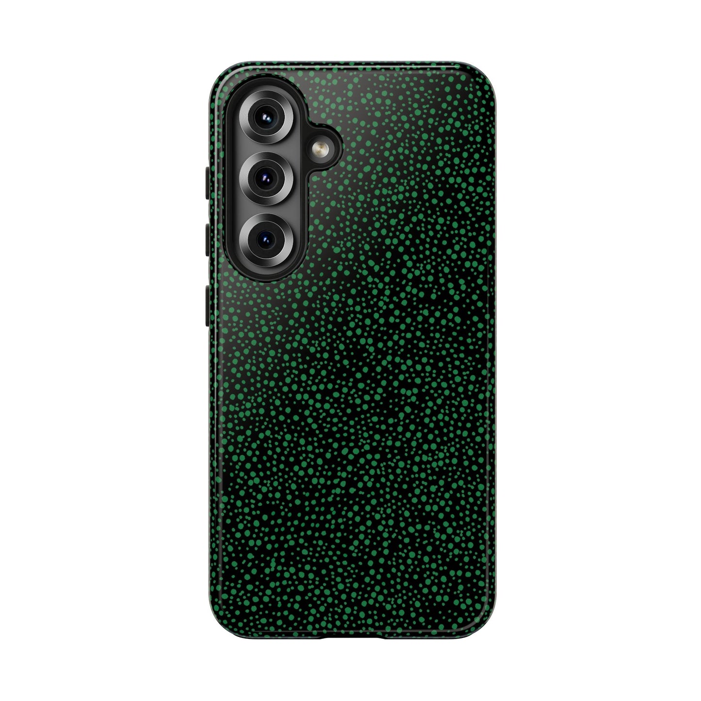 Confetti Black / Green Phone Case