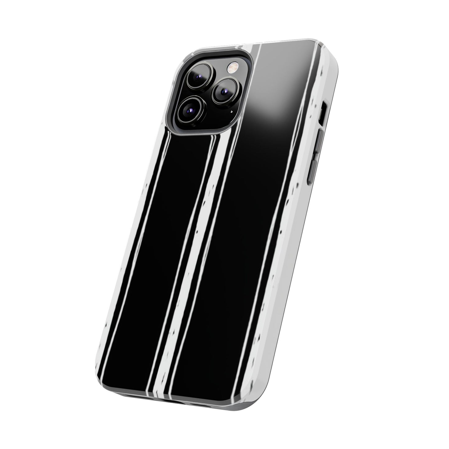 Black / White Stripe Phone Case