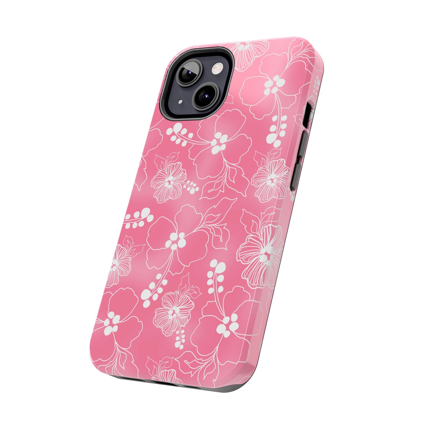 Lacey Hibiscus Pink Phone Case
