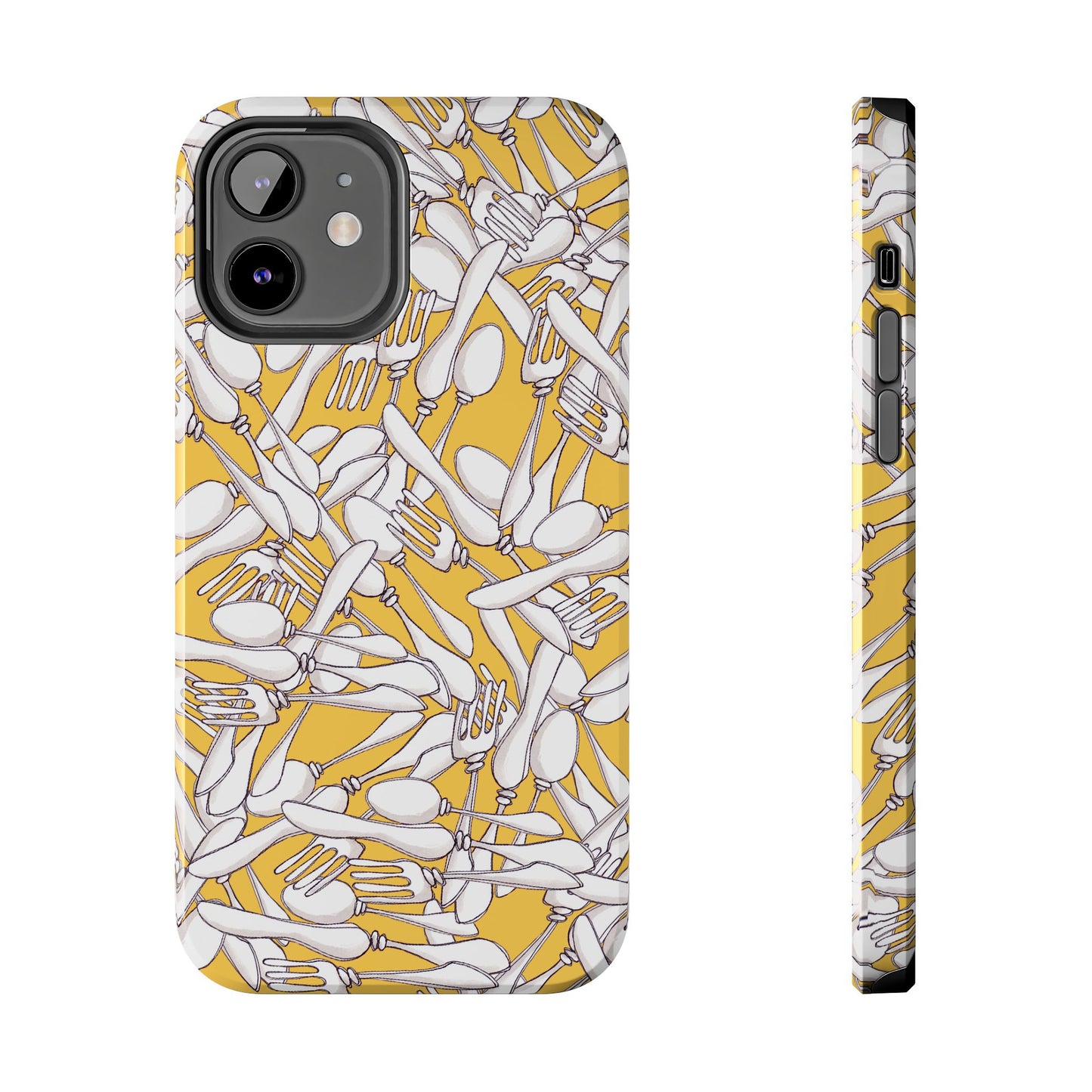 Silverware Wars Yellow Phone Case