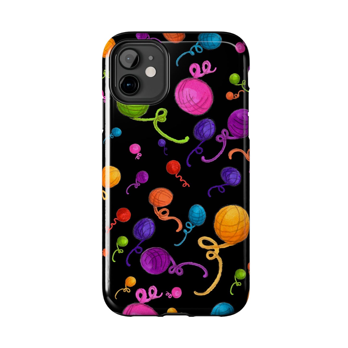 Yarniverse Black Phone Case