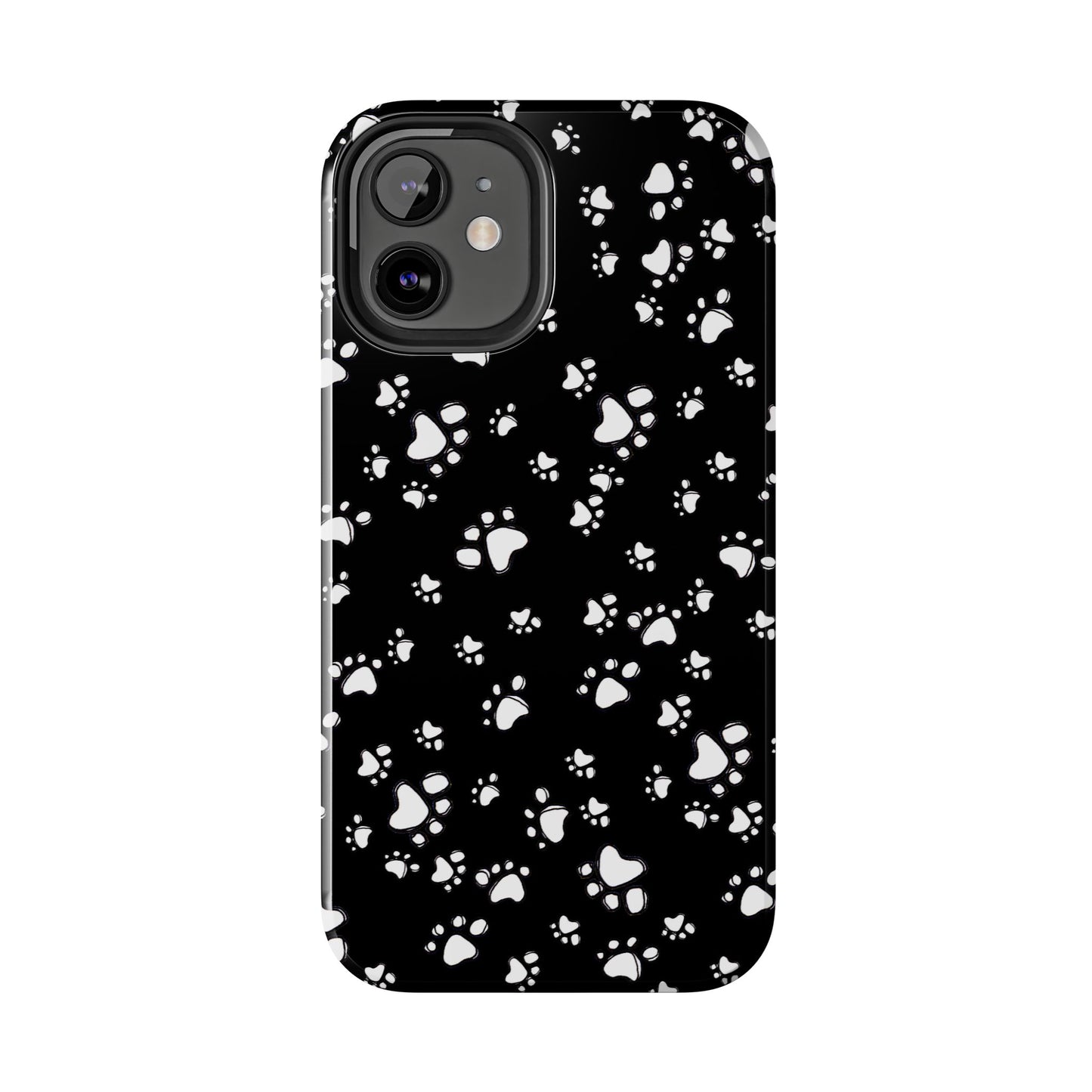 Paw Flakes Black Phone Case