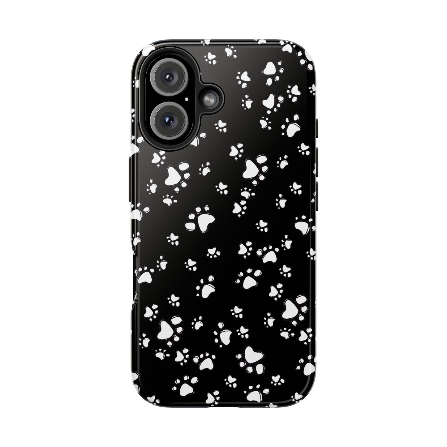 Paw Flakes Black Phone Case