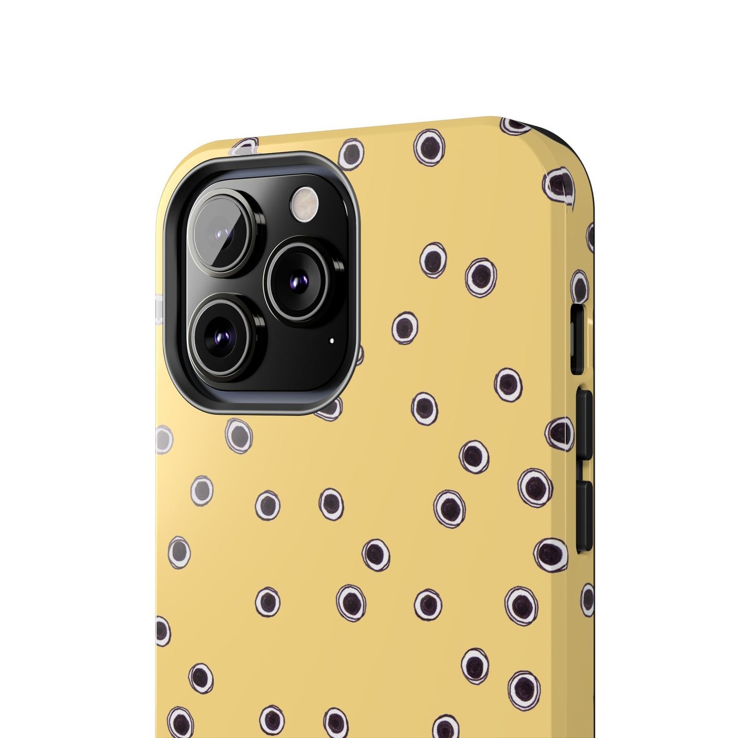 Halo Dots Yellow Phone Case