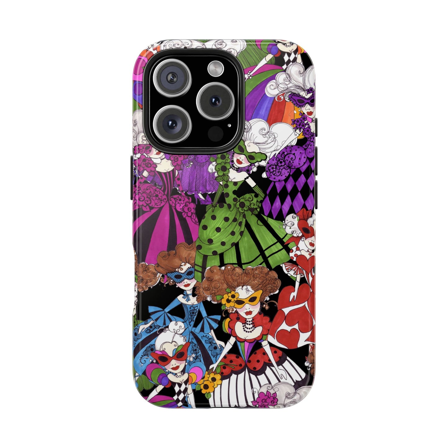 Crowded Dance Floor Black Phone Case