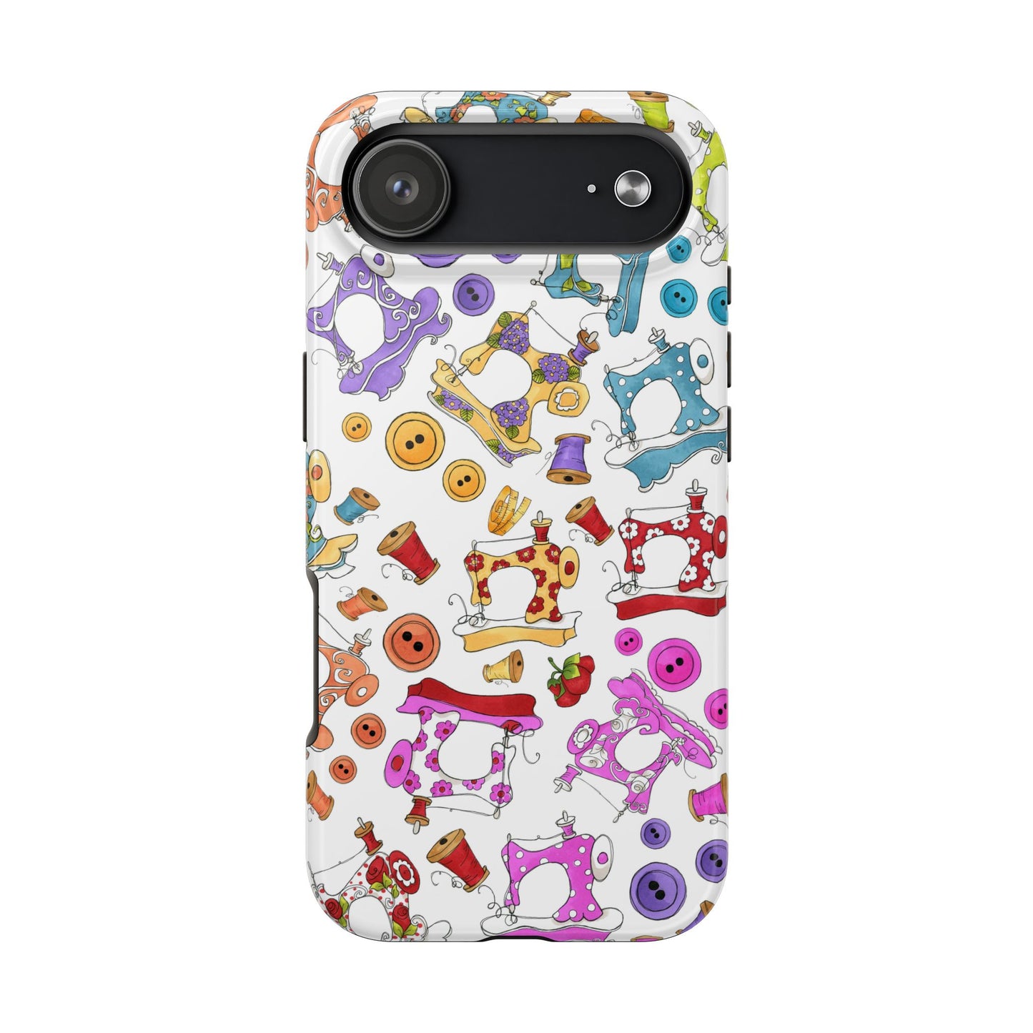 Sew Assorted White Phone Case