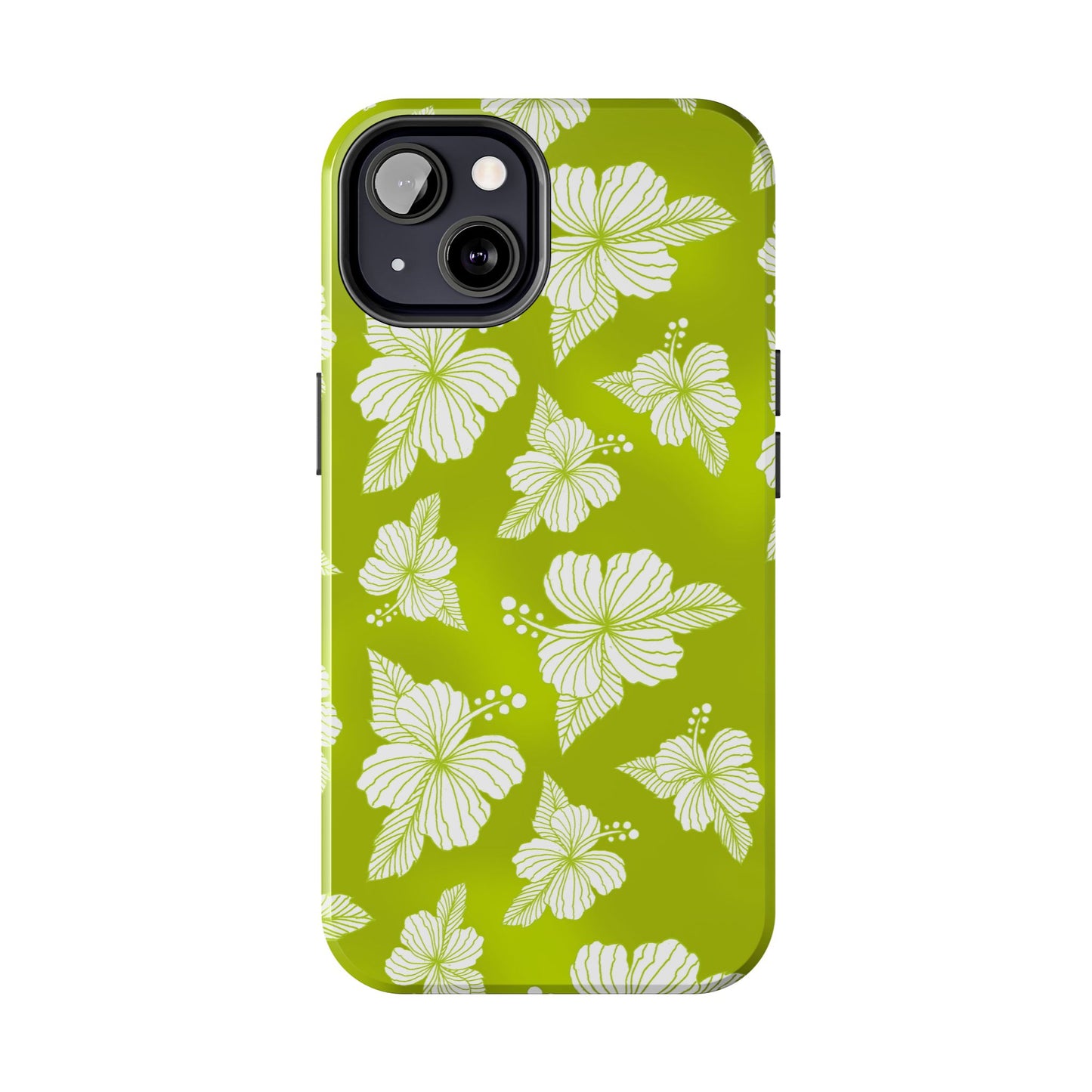 Hibiscus Green Phone Case