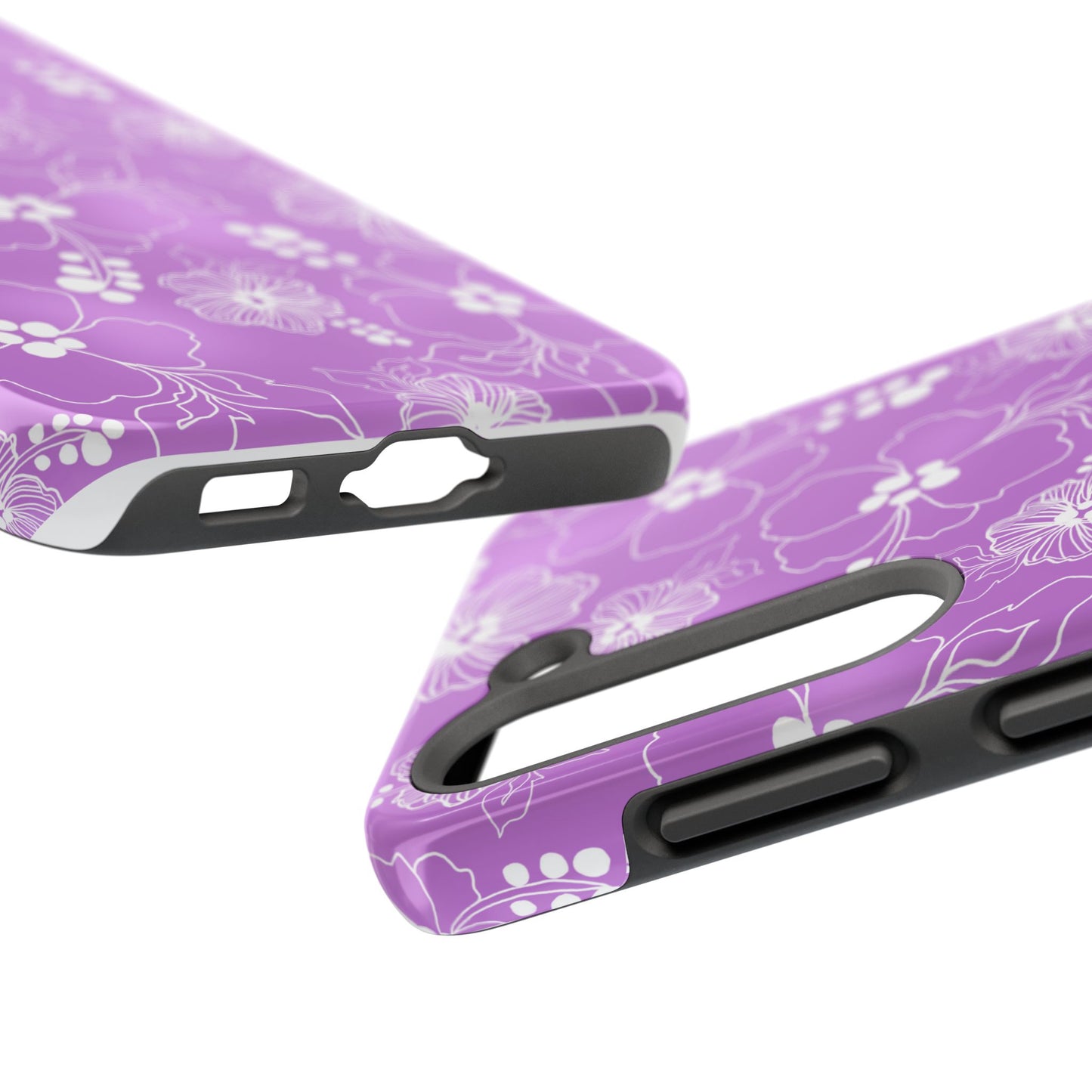 Lacey Hibiscus Orchid Phone Case