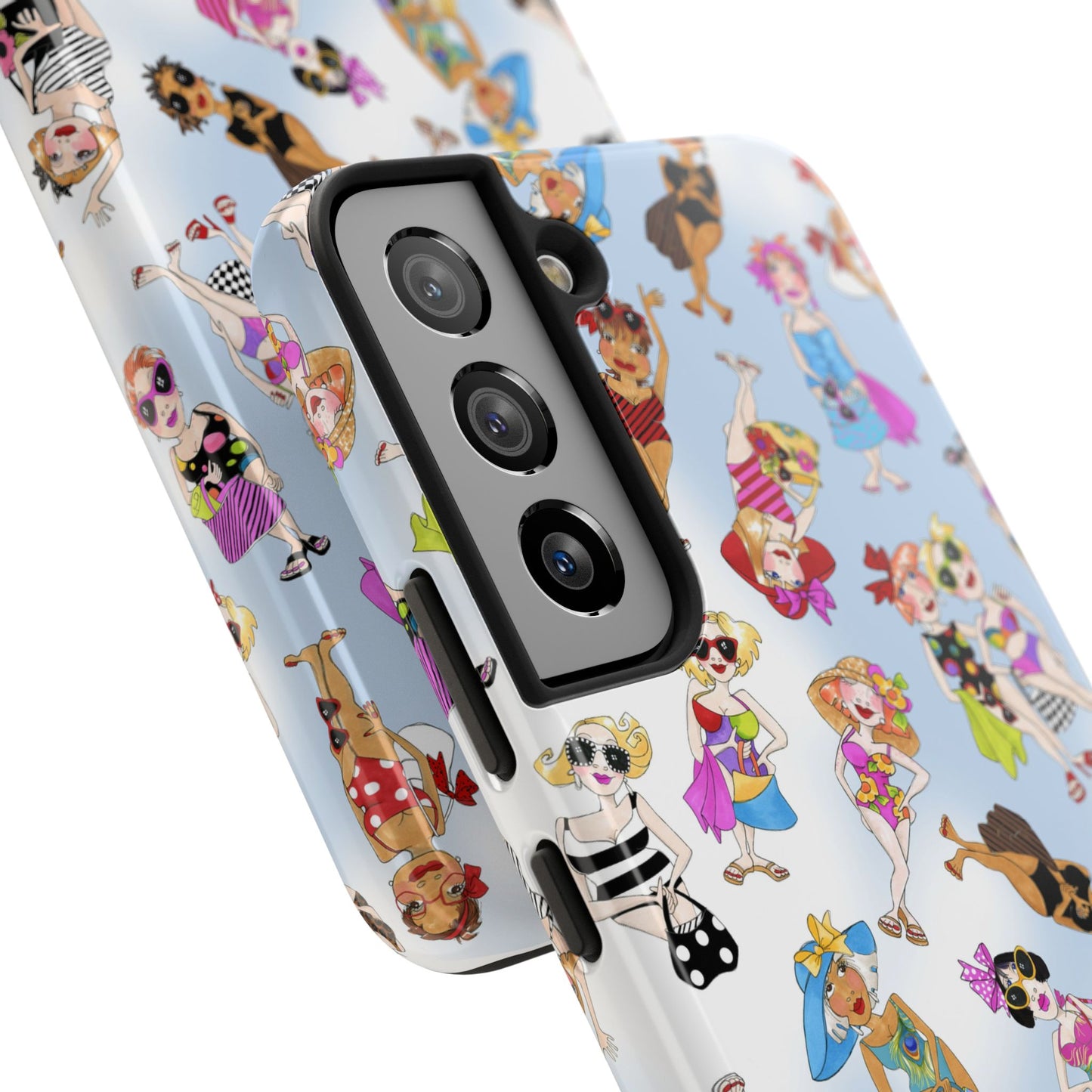 Tossed Beauties Blue Sky Phone Case