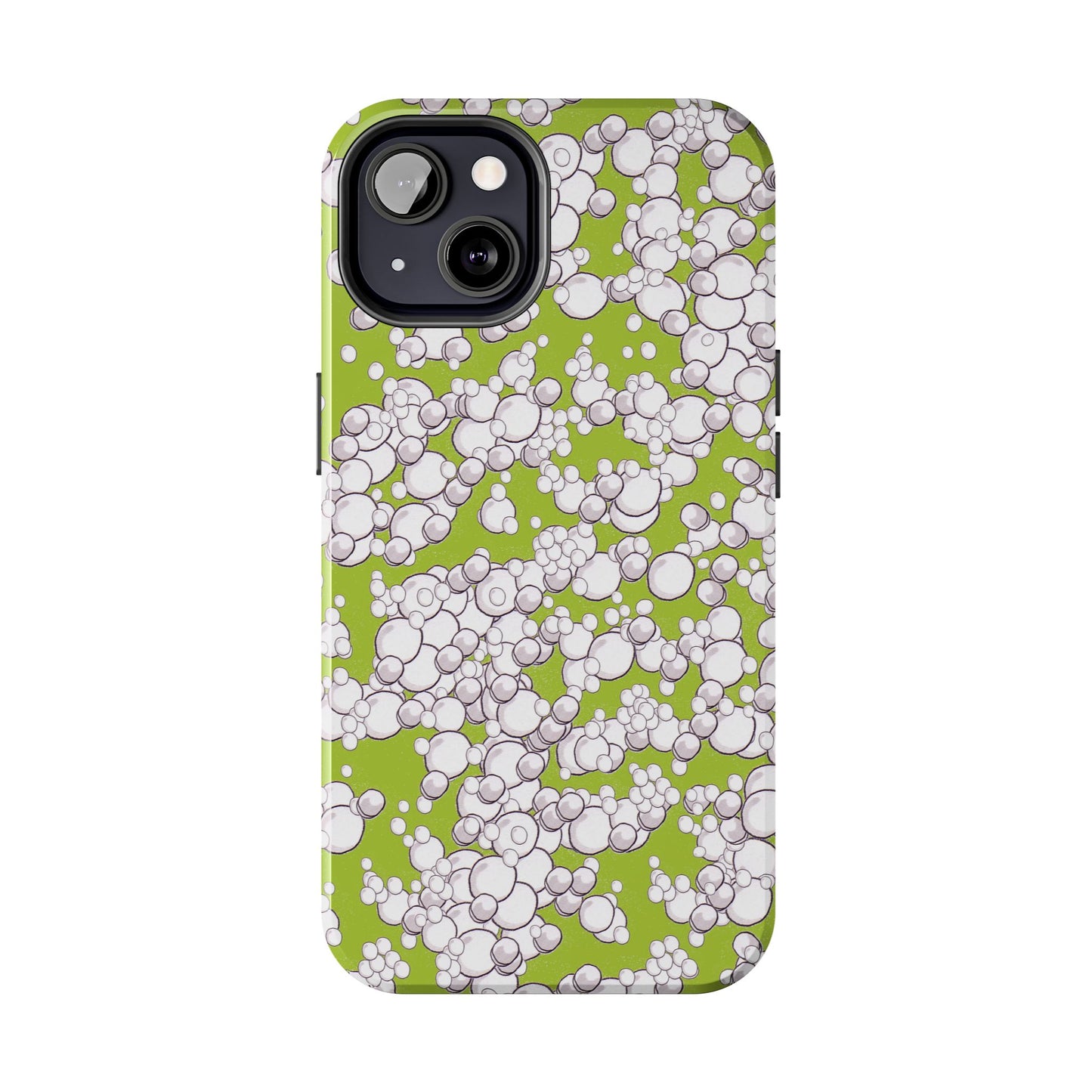 Bubble Dots Green Phone Case