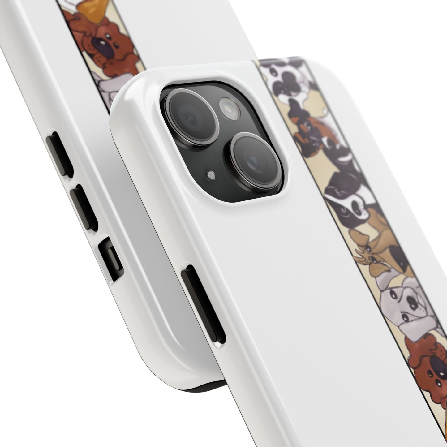Doggie Delight Border Phone Case