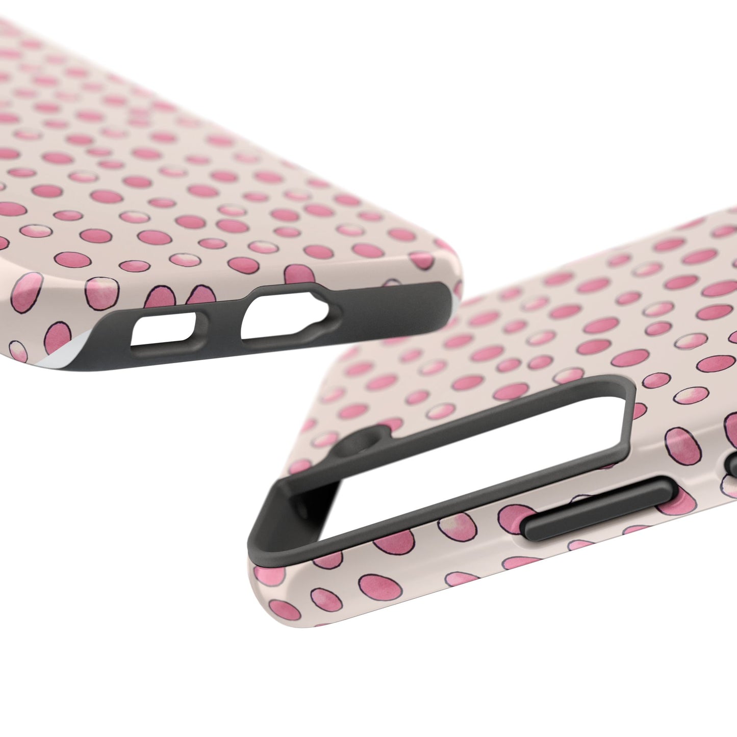 Egg Dots Vanilla / Pink Phone Case