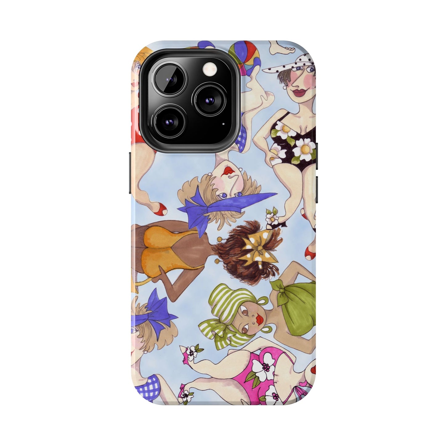 Bathing Beauties Blue Sky Phone Case