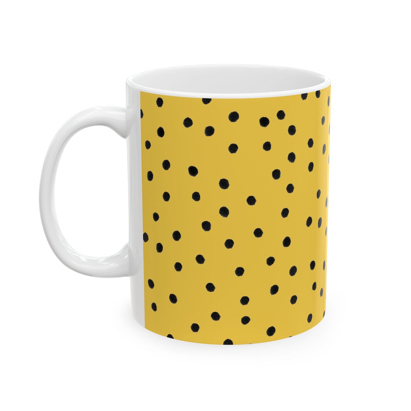 Dinky Dots Yellow / Black Cup