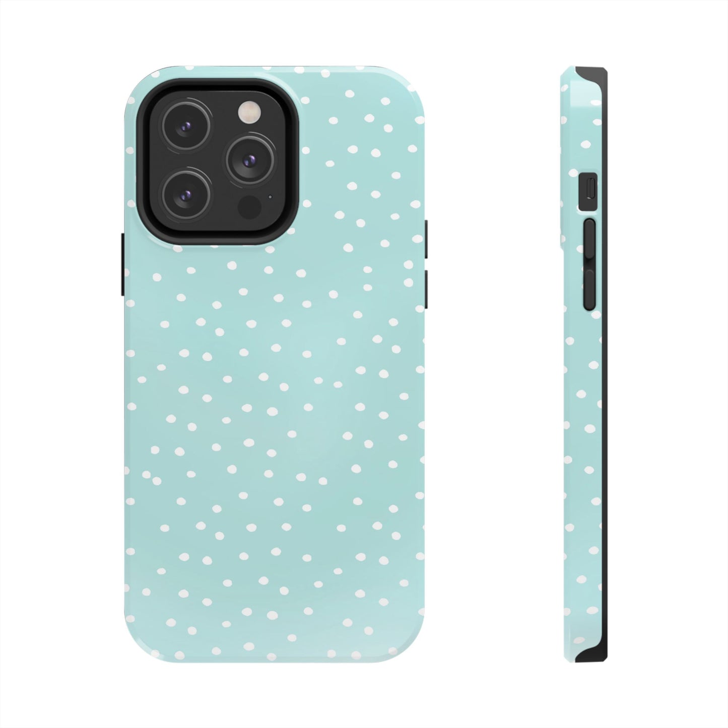 Petite Dots Seafoam / White Phone Case