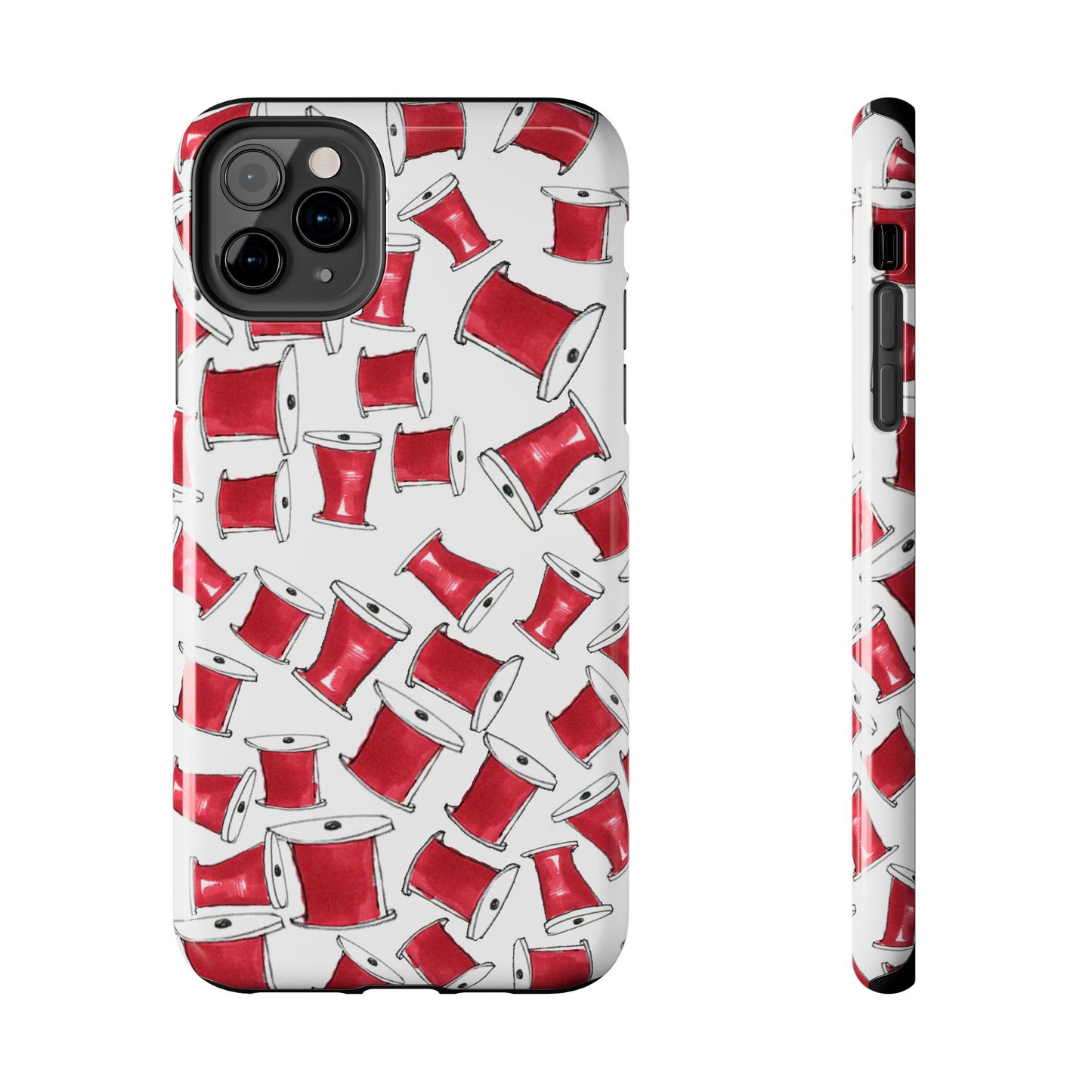 Red Thread White Phone Case