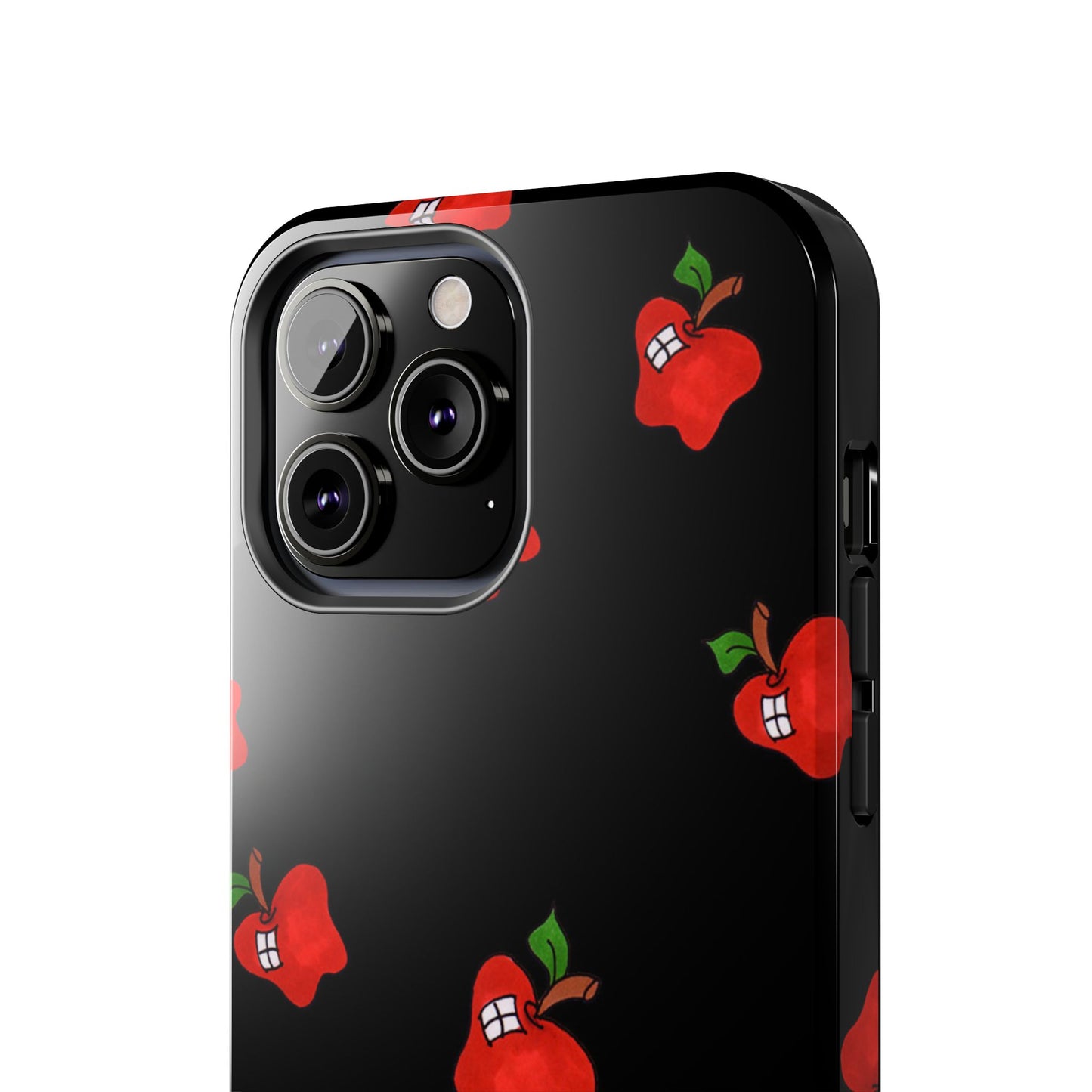 Flying Apples Black Phone Case