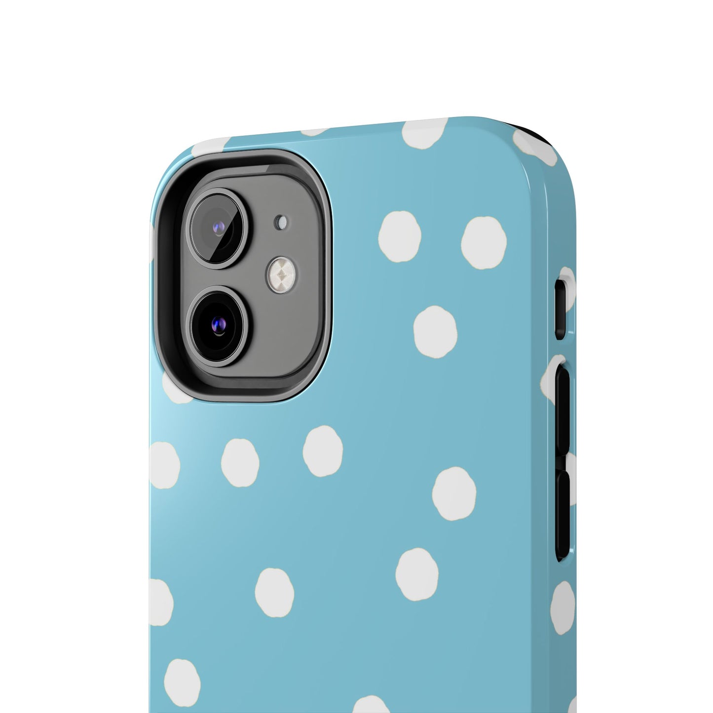 Jumbo Dots Turquoise / White Phone Case