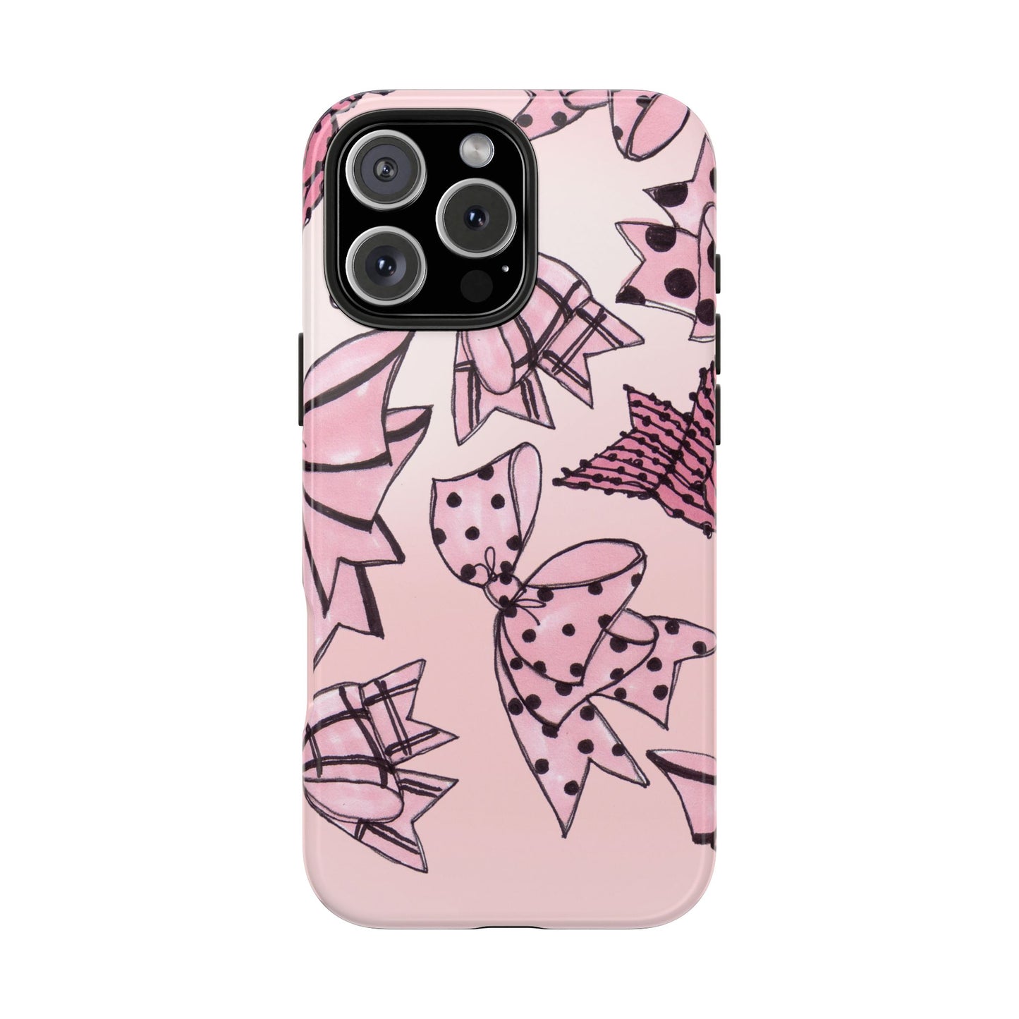 Cat Bows Pink Phone Case
