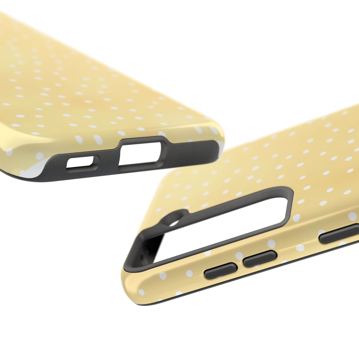 Petite Dots Sunshine / White Phone Case
