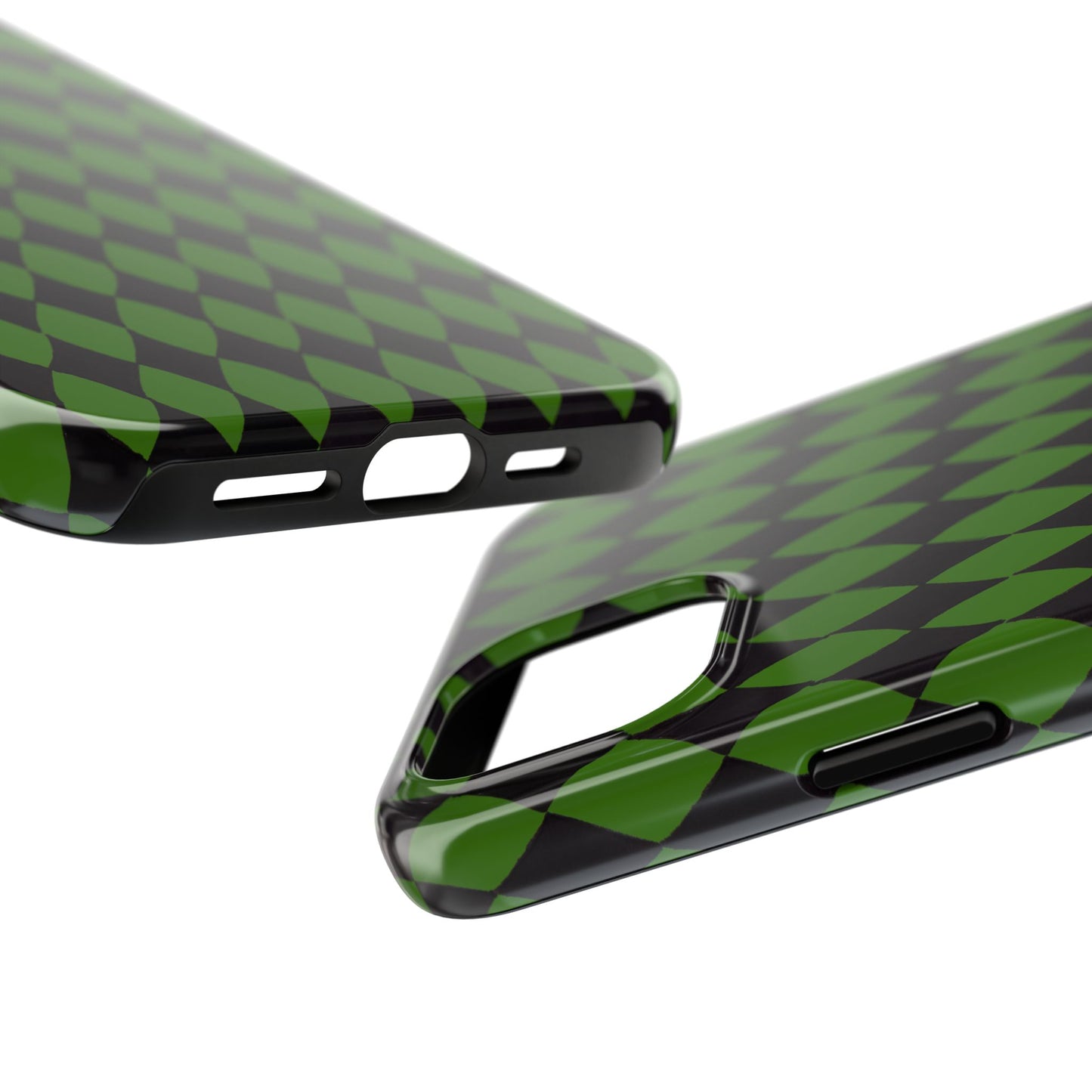 Diamond Green / Black Phone Case