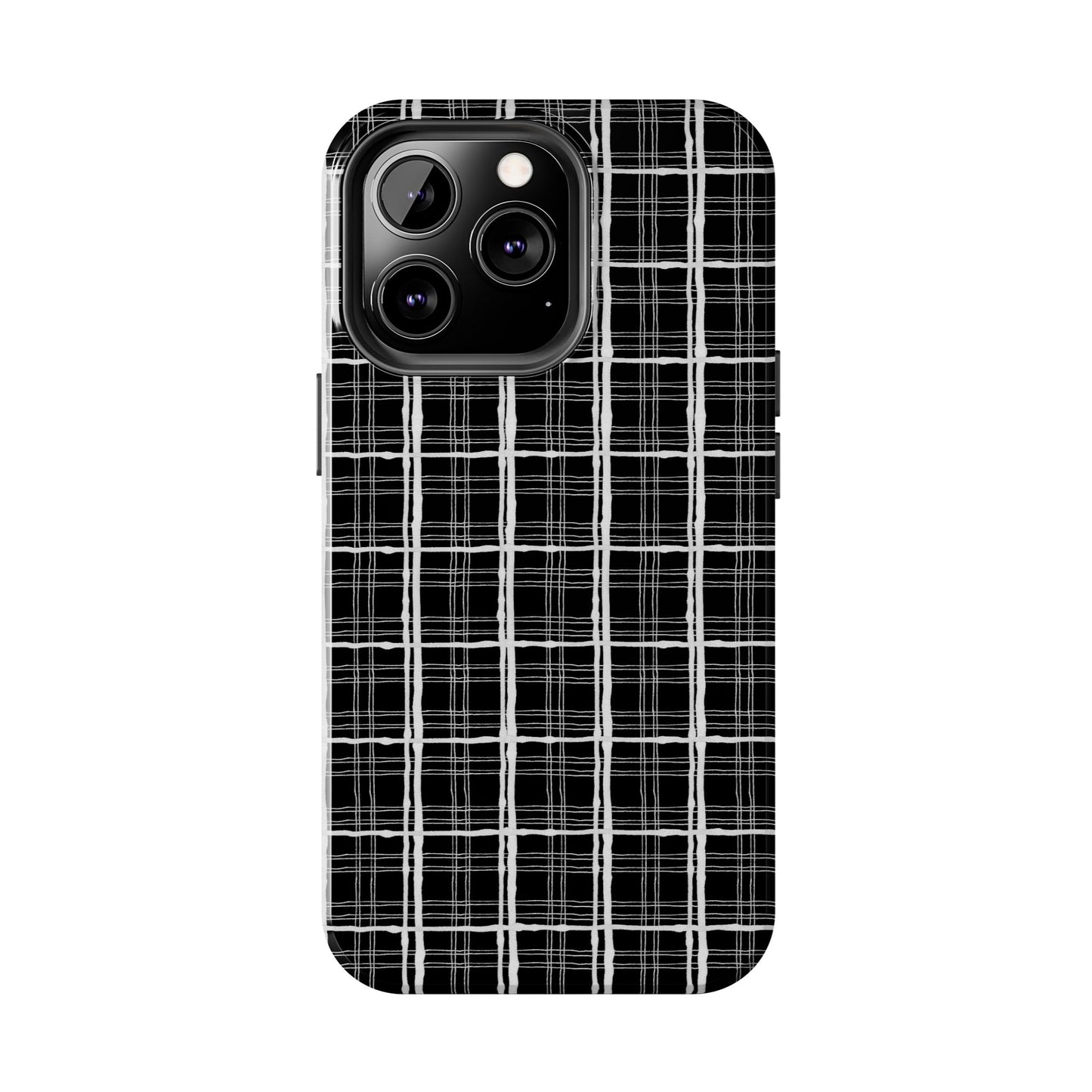 Sophistiplaid Black / White Phone Case