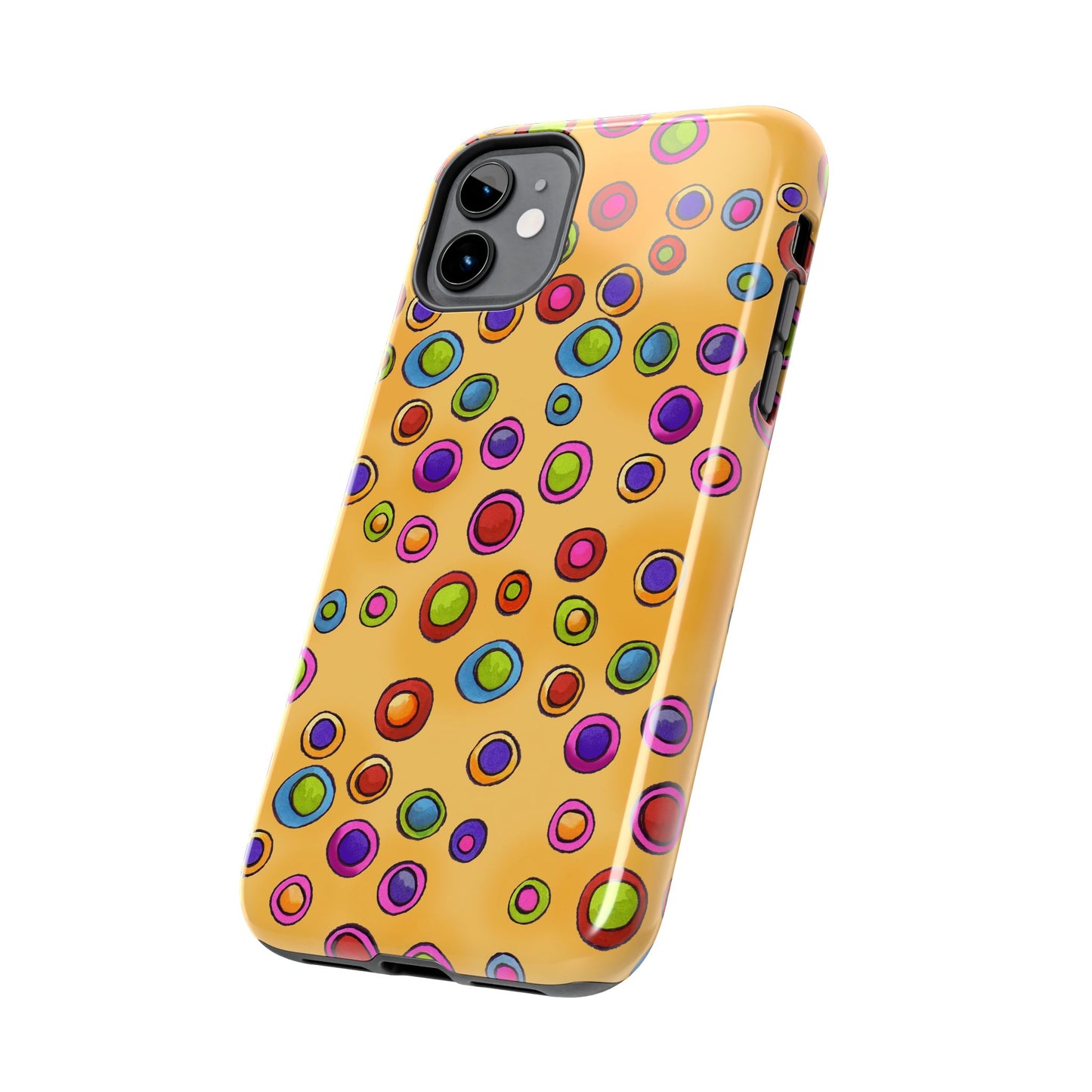 Dopey Dots Yellow Phone Case