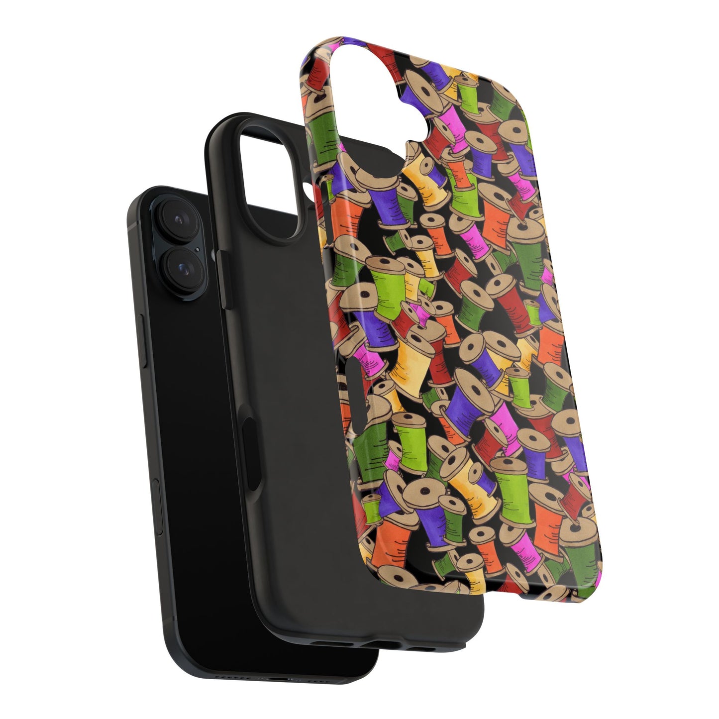 Spoolopoly Black Phone Case