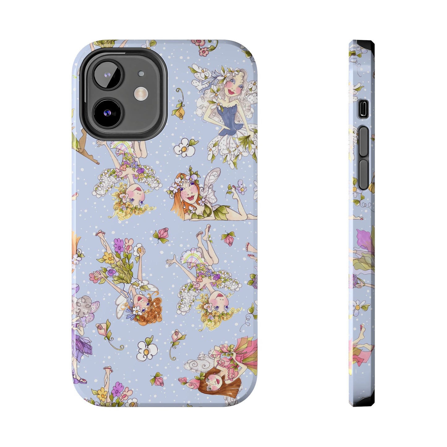 Tossed Fairies Blue Phone Case