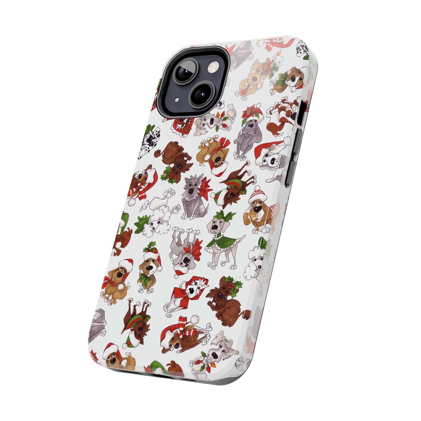 Doggie Toss White Phone Case
