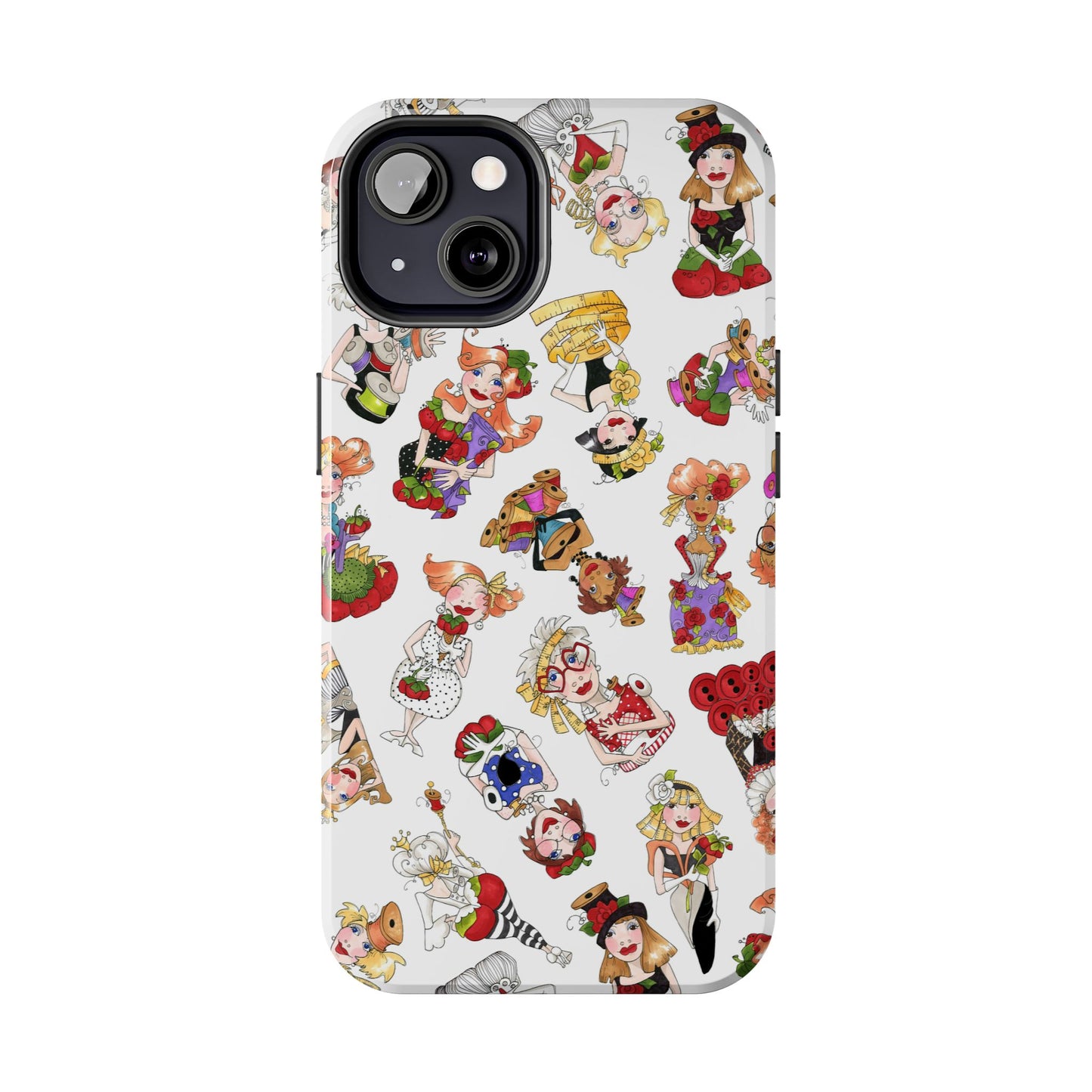 Curious Toss White Phone Case