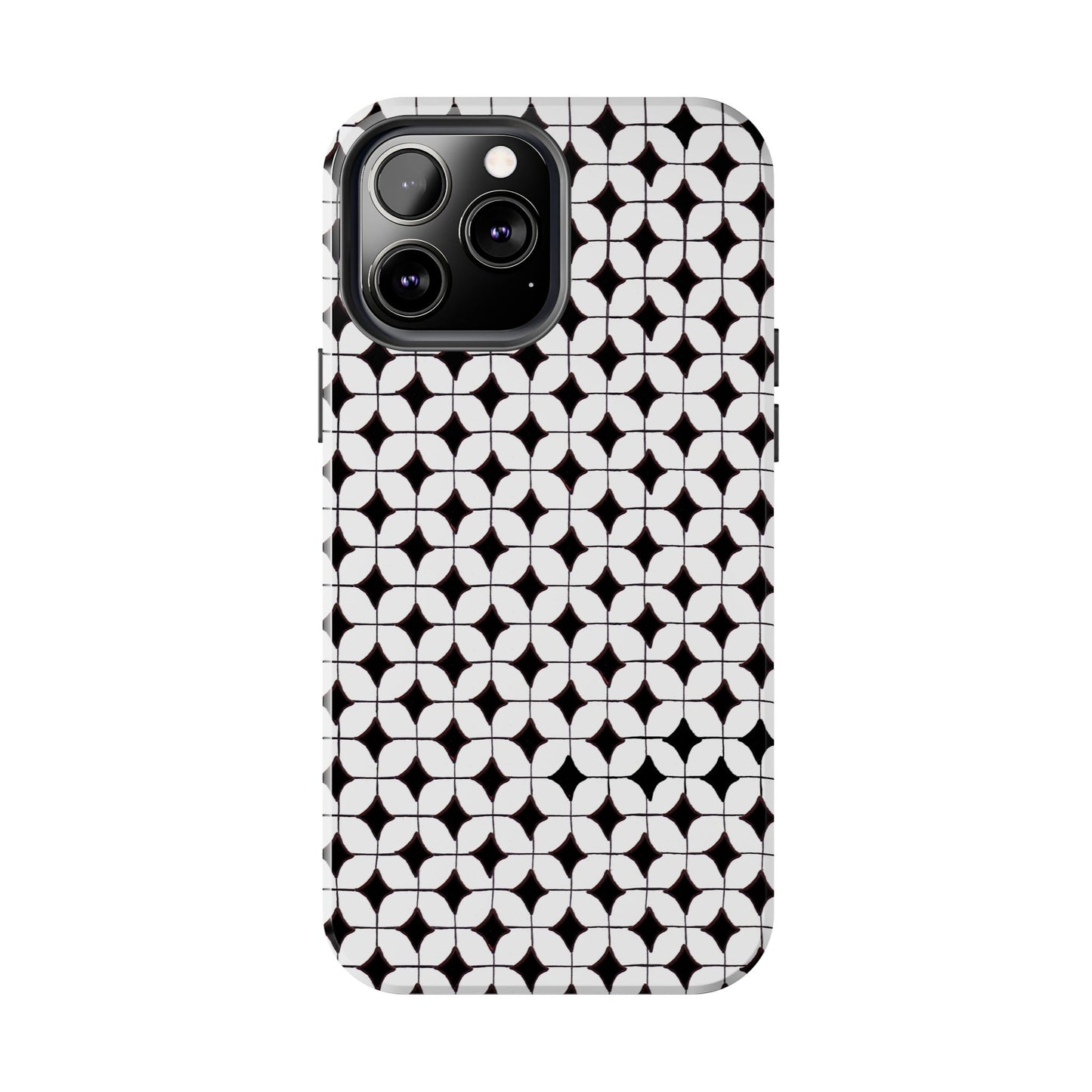 Tile-ish Black Phone Case
