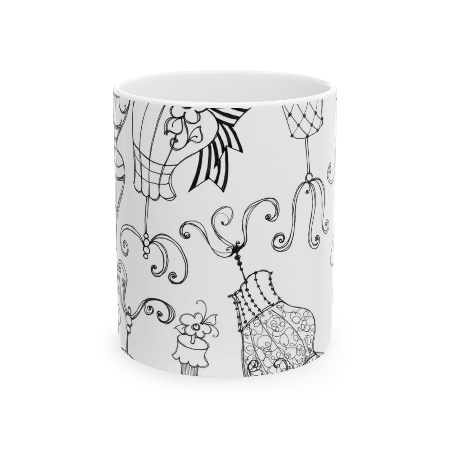 Mannequinique White / Black Cup