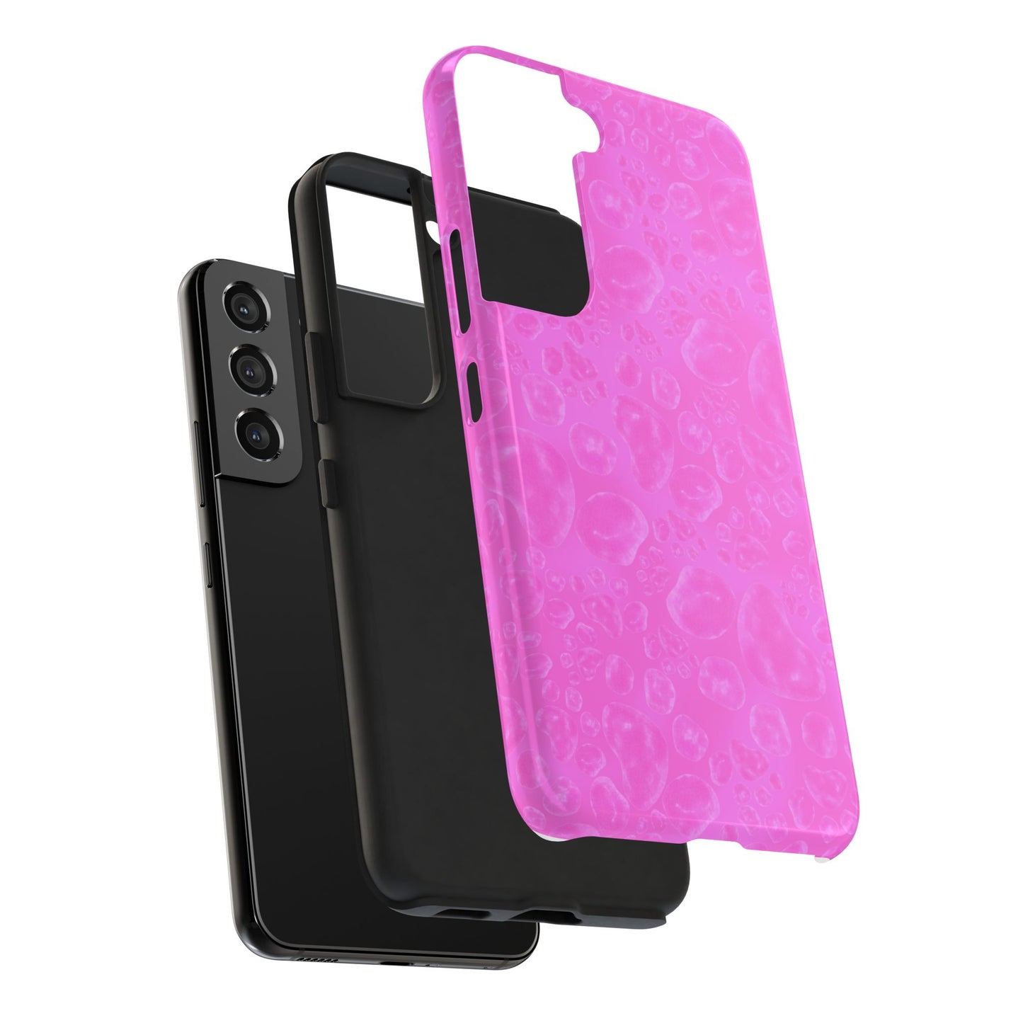 Paw Dots Cerise Phone Case