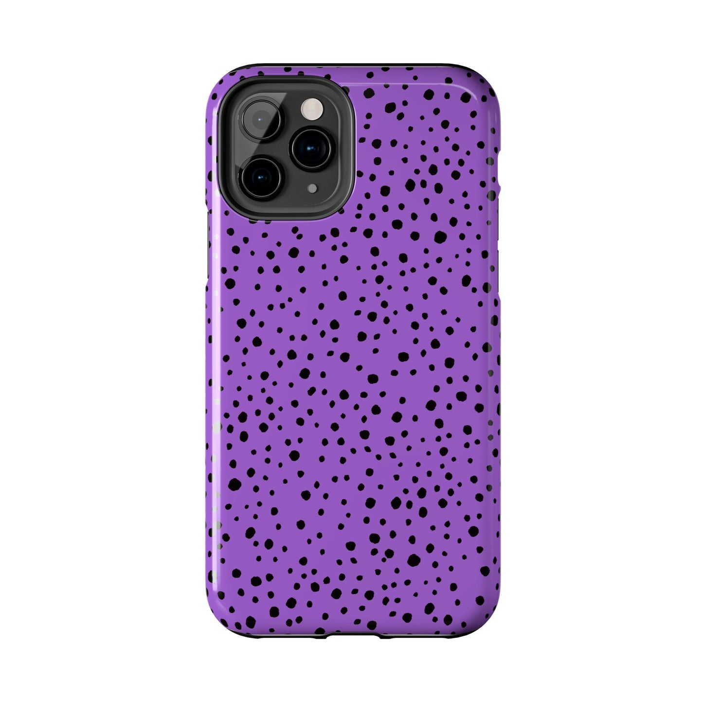 Pepper Dots Purple / Black Phone Case