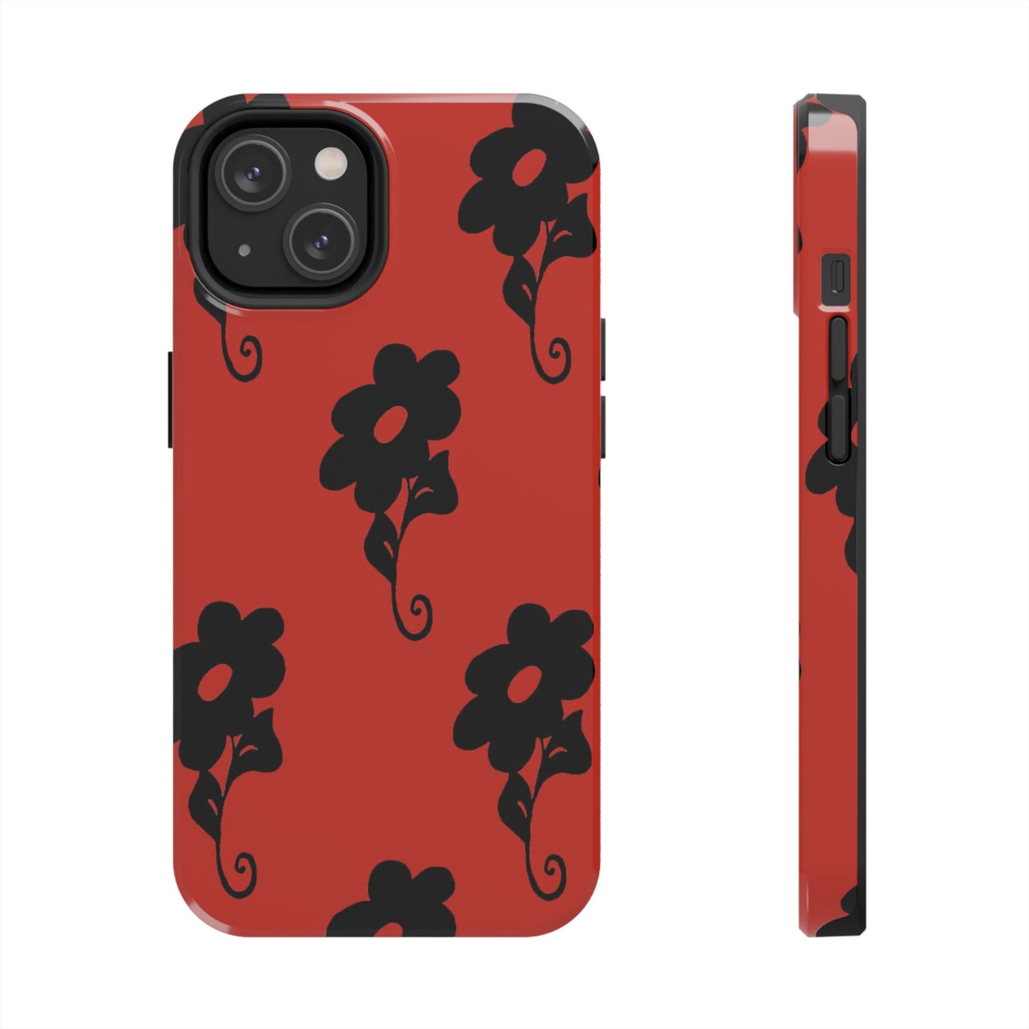 Daring Daisy Red Phone Case