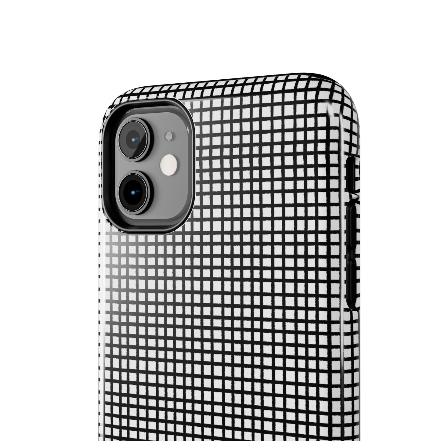 Chipper Check Black Phone Case