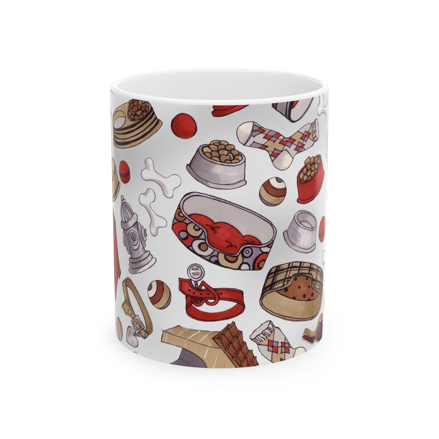 Doggie Stuff Gray Cup