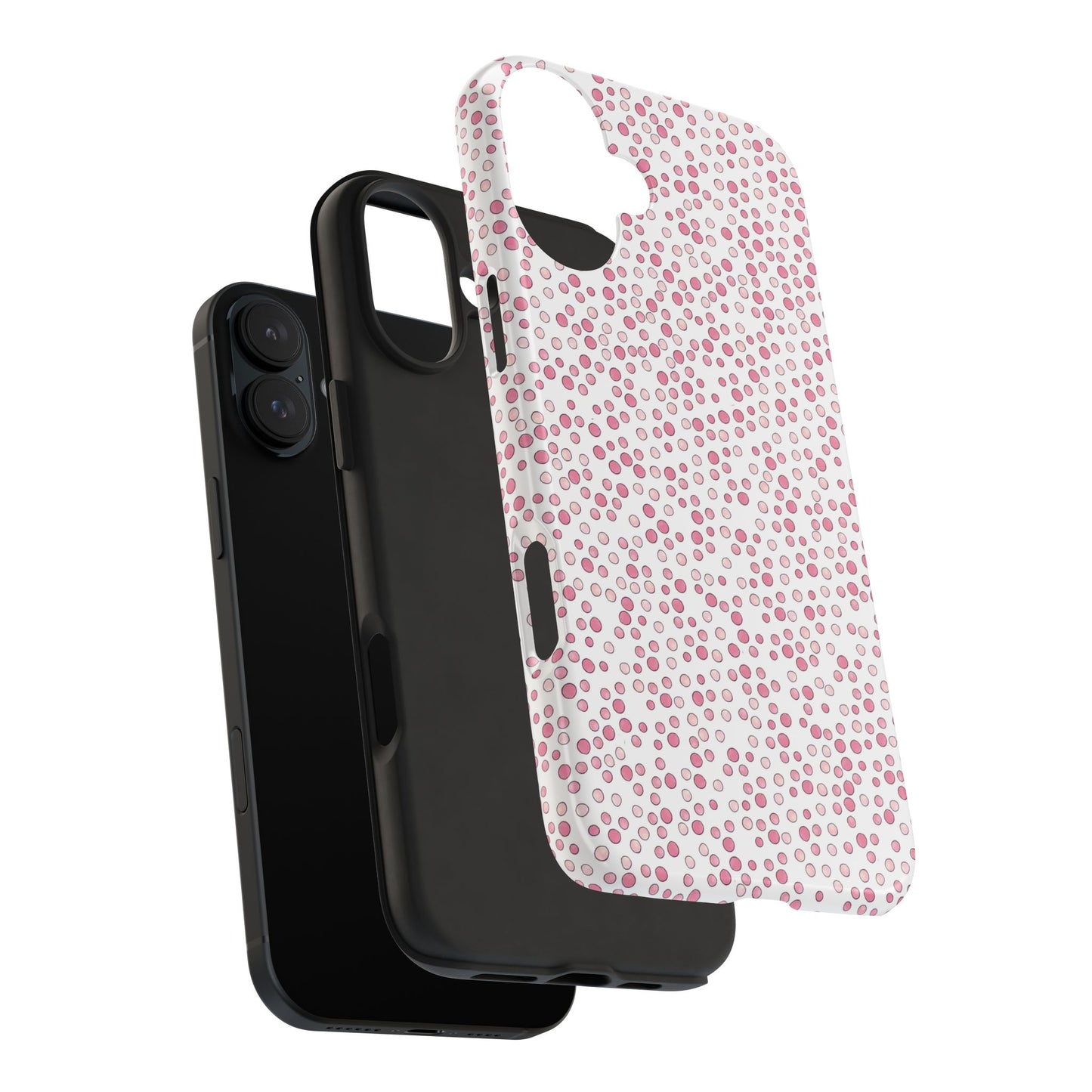 Water Spot Pink / White Phone Case