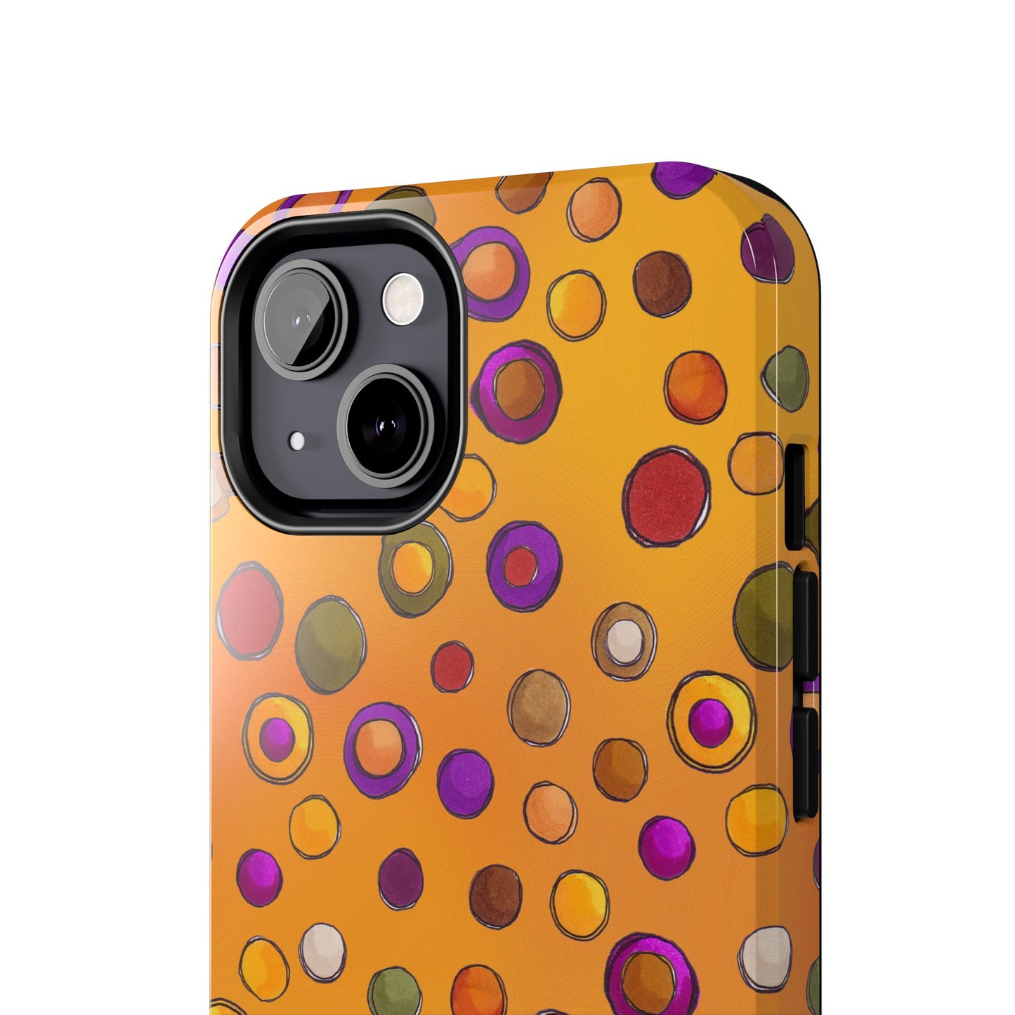 Double Dot Yellow Phone Case
