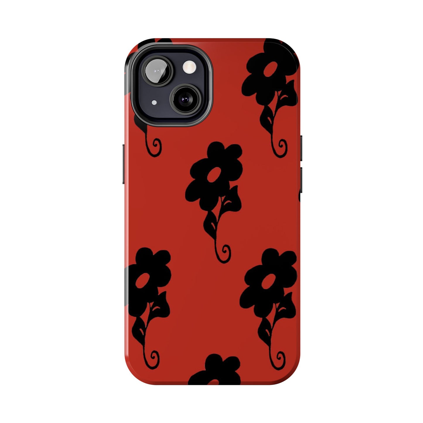 Daring Daisy Red Phone Case