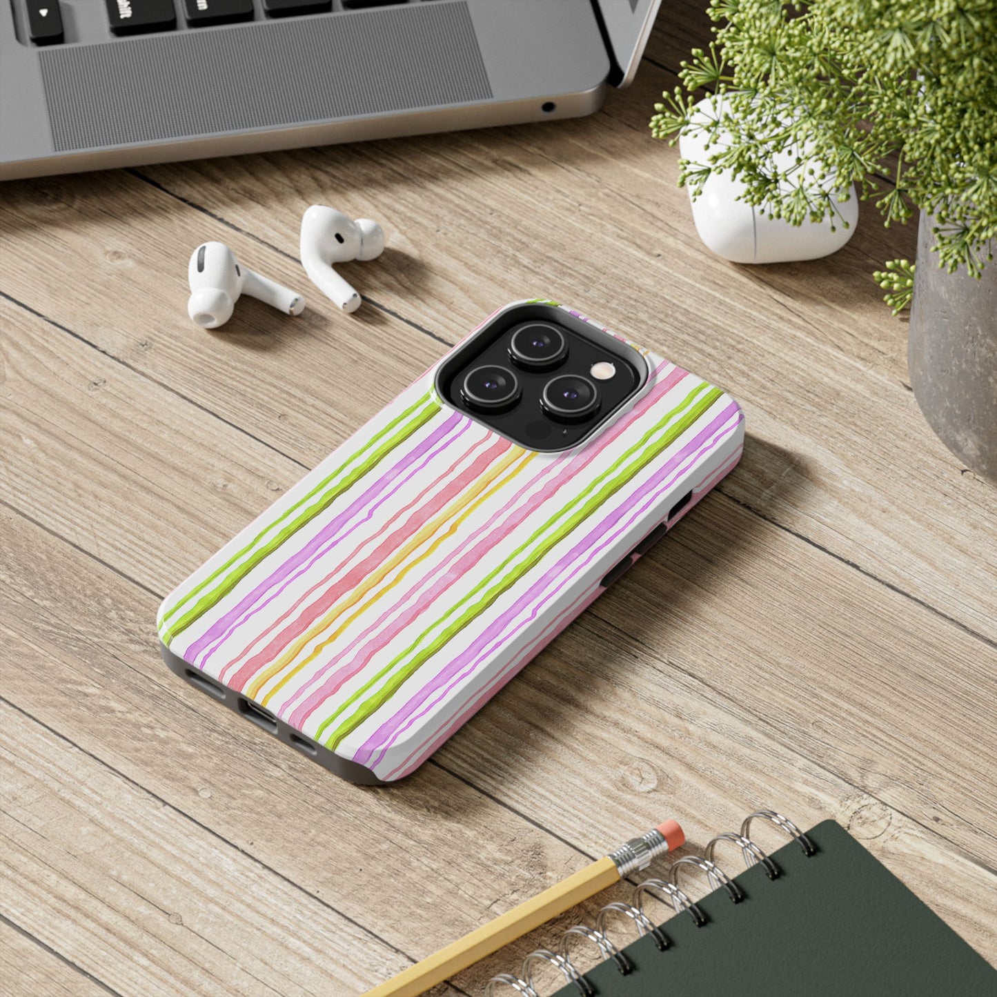 Cupcake Stripe Phone Case