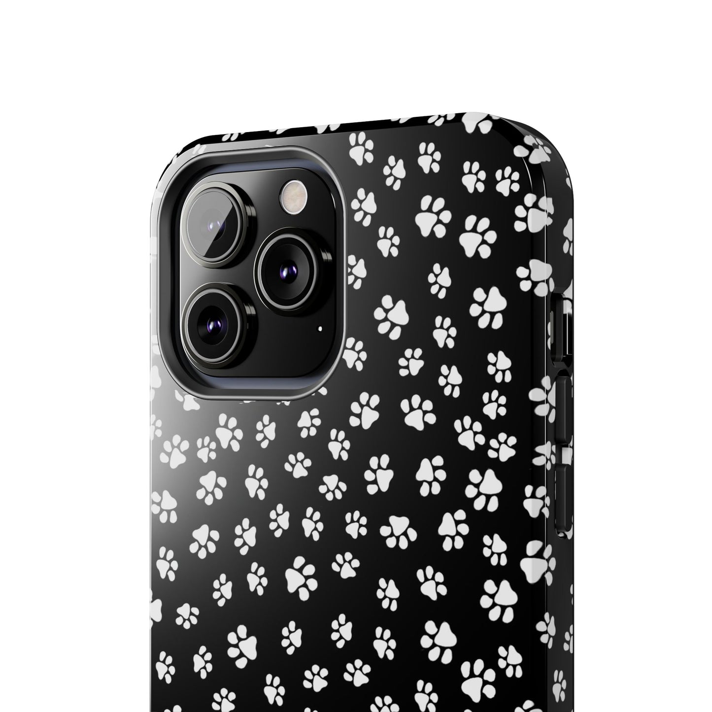Little Paws Black / White Phone Case