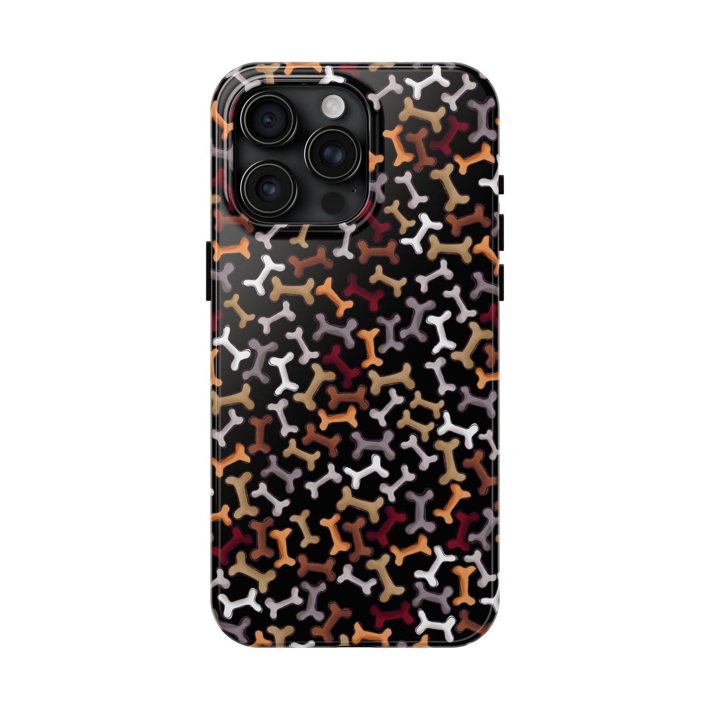 Dog Bones Black Phone Case