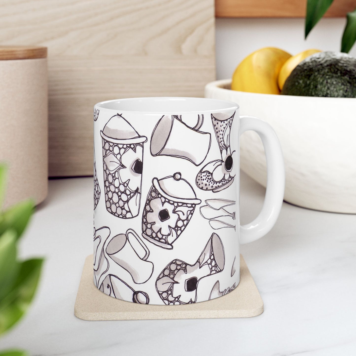 The Kitchen Sink White Cup